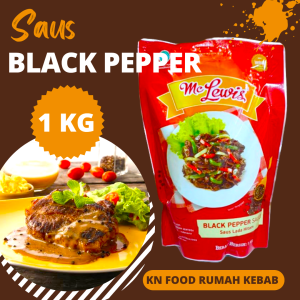 Sauce Mc Lewis Blackpepper 1 KG/ Saus Blackpapper/Saus Lada Hitam 1 kg