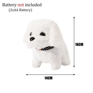 Child Walking Plush Dog Electronic Plush Toy Simulation Smart Robot Dog Toddler Kids Puppy Toy Creative Kids Gifts