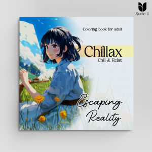 Buku mewarnai dewasa "Chillax" Vol #2 - Escaping Reality