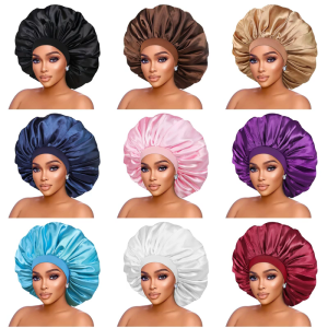 Women Night Hair Bonnet Elegant Headwear Sleeping Hat Night Hat Elastic Sleep Bonnet Mothers Day Gift