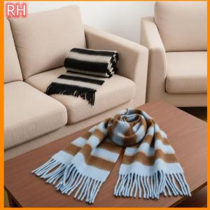 🔥🔥🔥ranghe Sang trọng giả cashmere phụ nữ Khăn mùa đông dày ấm sọc CAPE kết thúc tốt đẹp nữ tua dài chiếc khăn ấm kỳ nghỉ Quà Tặng