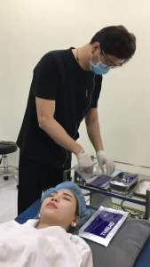 Chỉ nâng cơ mặt ammi thread chỉ thẩm mỹ Hàn Quốc Collagen