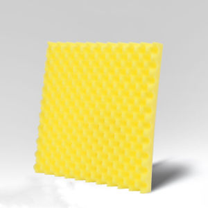 CHUN053634 50505cm High Density Acoustic Foam Panels Without Self Adhesive Wave Shaped Acoustic Sponge Comfortable Silent Sound Proof Foam Home