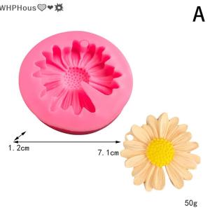 WP💓💛💖 Daisy Scented Candle Silicone Mold Sunflower Aromatherapy Soap Mold DIY Flower Handmade Resin Plaster Mold Home Baking Mould