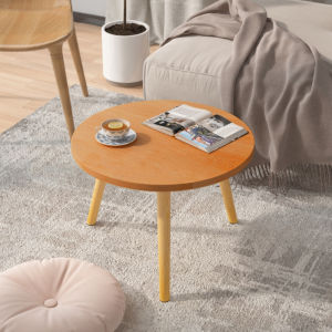 Solid wood small round table bed small table living room small table tea table bedside table sofa corner tea table