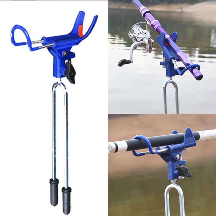 NEW!!! Rod Holder / Pancang Pancing / 360 Degrees Adjustable Stainless  Steel Fishing Rods Stand Bracket