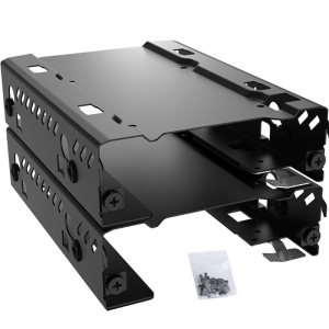 SSD/HDD Mounting Bracket 2.5" / 3.5" Adapter Metal Holder 2.5 / 3.5 Converts Hard Drive Bay Notebook to Desktop for PC