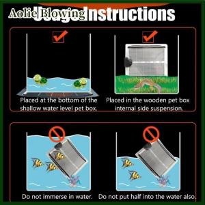 Aolie 5-45W Terrarium Reptiles Heat Mat Climbing Pet Heating Warm Pads Adjustable Temperature Controller Mats EU US