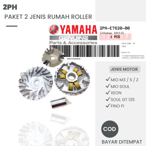 (2PH) PAKET 2 JENIS RUMAH ROLLER + KIPAS MIO M3/ Z/ S MIO SOUL XEON SOUL GT 125 FINO FI SOUL GT