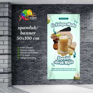 Cetak Spanduk Banner Es Tehh Jumboo