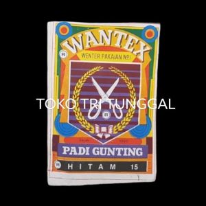 WANTEX HITAM PADI GUNTING Wenter Pewarna Kain Warna Permanen Wanteks Celup Wanter Pakaian Wantek