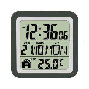 Waterproof Digital Clock Temperature Display For Bathroom Kitchen Living Room Large Screen Bathroom Suction Cup Clock