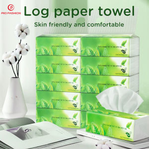 20pcs Organic green tea Facial Tissue Paper 4 ply 10 Packs Tissue Paper Towel