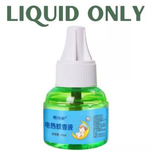 3Pcs Mosquito Repellent Liquid with Plug Smokeless Tasteless Childrens Herbal Electric Mosquito Repellent Set for Baby Pregnant Woman Safe