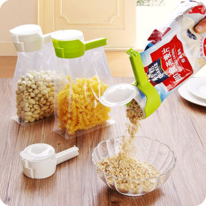 Sealing Clip with Lid Multi Function Food Clip Plastic Bag Clip Snacks Tea Seasoning Seal Snack Bag Sealing Fifty Seven 57 多功能密封食品封口夹