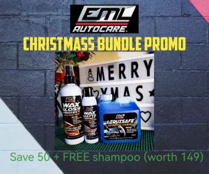 EML Christmas Bundle Promo ( FREE PH neutral Car/MC Shampoo