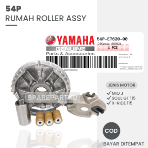 54P RUMAH ROLLER ASSY MIO J / SOUL GT 115 / X-RIDE / / RUMAH ROLLER SET MIO J / RUMAH ROLLER MIO GT / ROLLER / KLEMAN / SLIDER / BOSH