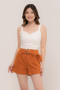 RIMINI - Bawahan Cewe Haighwaist Casual A-Line XS-XL - Eilette Short 85709