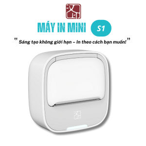 [Chính Hãng] Máy In Nhãn Mini HPRT S1 – Không Cần Mực – In Nhanh Qua Điện Thoại