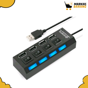 Port USB 4 Lubang Hub Usb On Off