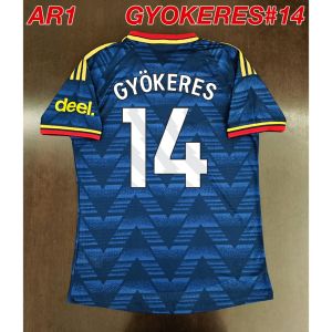 Áo bóng đá áo cầu thủ áo sân khách Arsenal mẫu mới 26/27 huy hiệu Premier màu vàng có thể in tên và số size S-2XL. # PY0127