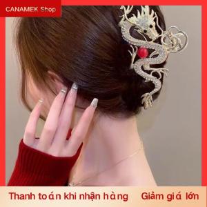 CS Năm 2024 của rồng cá mập vuốt Clip thạch rồng tóc vuốt kim loại kẹp tóc phụ nữ kẹp cua Phụ kiện tóc barrette