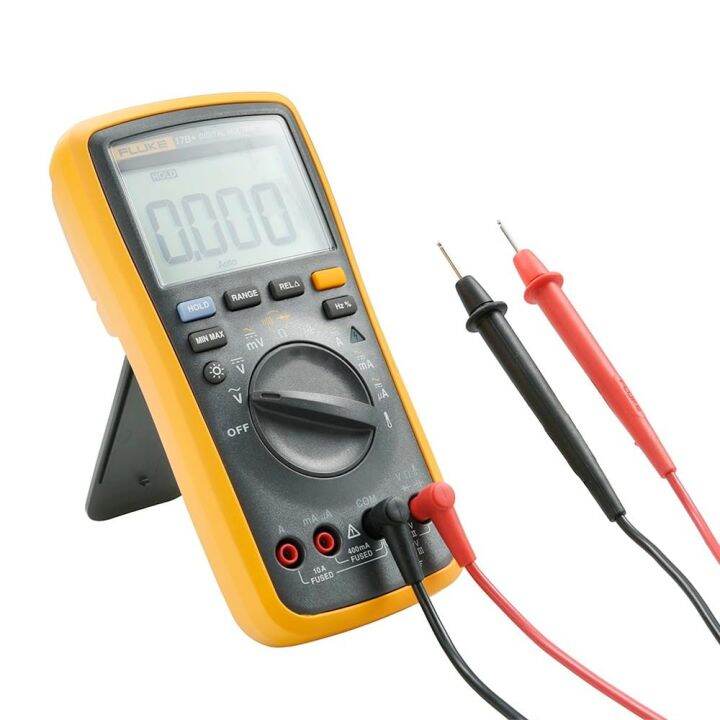 Fluke 17B+ Digital Multimeter, for Electrical Applications, Measures AC ...