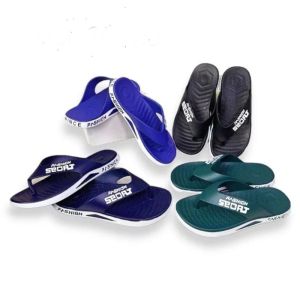 Rumahkaki - Sandal Jepit Sport Fashion Pria / Sendal CowokTerbaru Import Korean Style / Sandal Slide Laki-laki Bahan Karet Anti Slip Nyaman