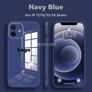 Ốp lưng ip viền vuông silicon kết hợp mặt lưng kính sang trọng cho 14 13 Pro MAX 14 Plus 12 Pro 11 Pro MAX MVSTORE