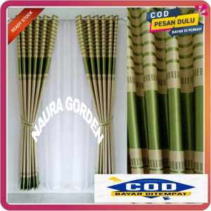 Gorden blackout import mewah tebal hordeng jendela panjang 2 meter jendela ruang tamu Minimalis