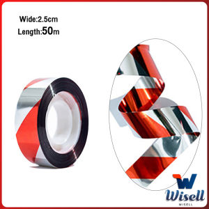 Wisell【มีสินค้าในสต๊อก】 ริบบิ้นสะท้อนแสงไล่นก 1 ม้วน  อุปกรณ์ไล่นก 50m 80m 100m Reflective ribbon