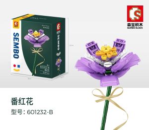 Sembo Flower Building Block WeBuild 601232_ 601233_ 601234_ 601235_ 601236_ 601237_601239 Permainan WeBuild