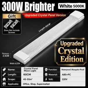 108W LED Energy-Saving Ultra-Bright Crystal Tube Light Low Voltage High Brightness 120cm x 8cm