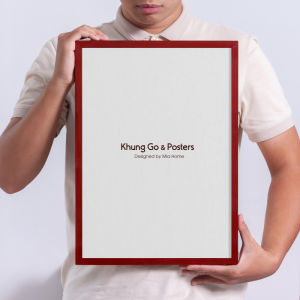 [HÀNG CAO CẤP] Khung ảnh A3 gỗ sồi khung tranh treo Tường 30x42 cm 6 màu sắc lựa chọn