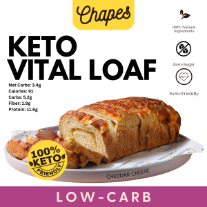 Chapes Keto Vital Loaf in Cheddar Cheese Flavor