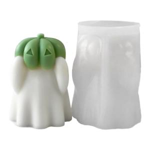 Pumpkin Ghostly Silicone Molds Multipurpose Silicone Mould Baking Tool for Handmade Soap Chocolate