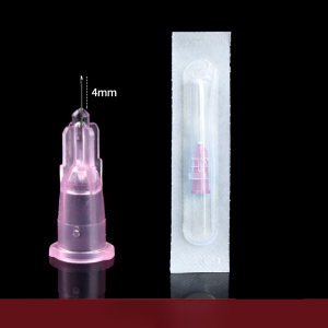 100PCS 30G 31G 32G 33G 34G 4/6/13mm Painless Needle Beauty Ultrafine Piercing Needle Hypodermic Filler Needle
