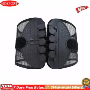[HOSPORT Official Mall]Double Pull Waist Support Belt with Buckle Corset Back Support Belt Mesh Lumbar Support Belt for Lower Spine Protection
