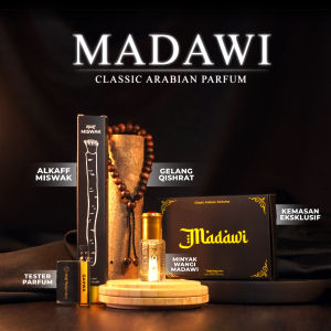 [MADAWI] - MINYAK WANGI MADAWI ASLI - GRATIS GELANG QISHRAT & ALKAFF MISWAK - 6ML