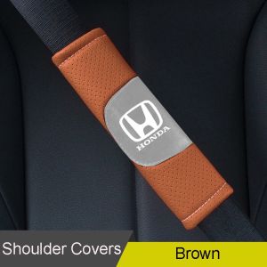 1 Bọc Dây Đai An Toàn Bằng Da Thật Cao Cấp Cho Xe Hơi Honda