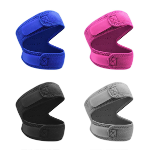 Patella Tendon Knee Strap for Football Basketball Soccer Workout Adjustable Patella Knee Support Brace for Men Women