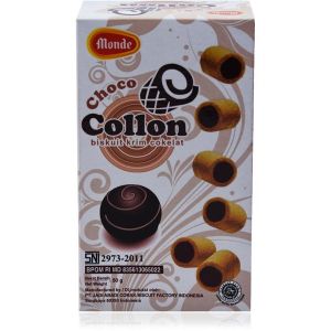 Monde Collon Biscuit 50gr / Cemilan Anak / Biskuit Krim