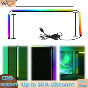 【Vodool Auto Center】 RGB Gaming Lights USB-Powered Color Changing LED Strip Lighting for Game Room Decor