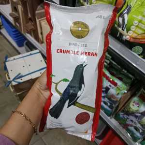 gc gold coin crumble merah gc merah voer pur pakan burung gold coin