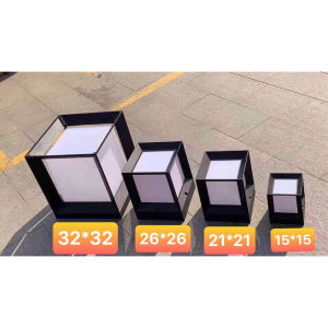 Đèn trụ cổng hình vuông siêu sang trọng sử dụng đui e27Đèn trụ cổng hiện đạiKèm bóng Led