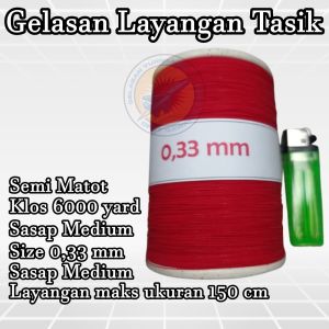 Gelasan Layangan Tebal 033 mm Opat Sawargi Tasik
