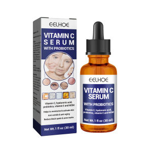Eelhoe Vitamin C Essence Moisturizing Facial Serum Nicotinamide Brightening Anti-aging Lift Firm Skin Fade Fine Lines Repair Smooth Facial Essence Serum(30ml)