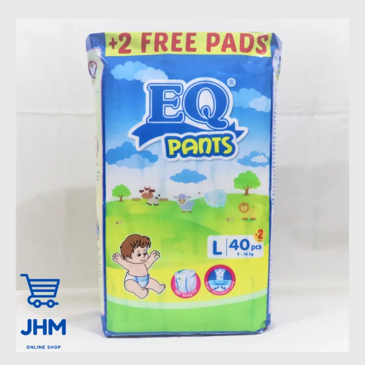 EQ Pants Jumbo Pack Baby Diaper [Large] 40 PCS | Lazada PH
