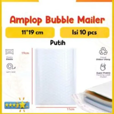Bubble Putih Envelope Amplop bubble wrap amplop buble polymailer putih by HIOFFICIAL