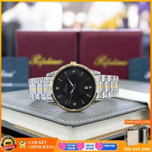 Đồng Hồ Nam Dây Thép Pafolina 5028Mfull box chống xước chống nước 5ATMbảo hành 3 Năm